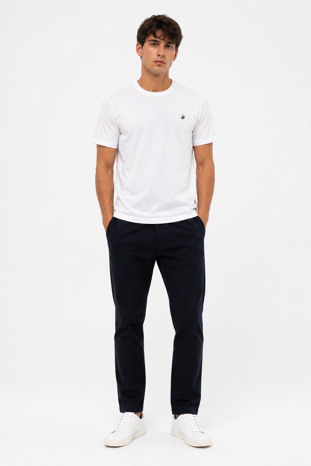 T-SHIRT Beverly Hills Polo Club Logo Laterale