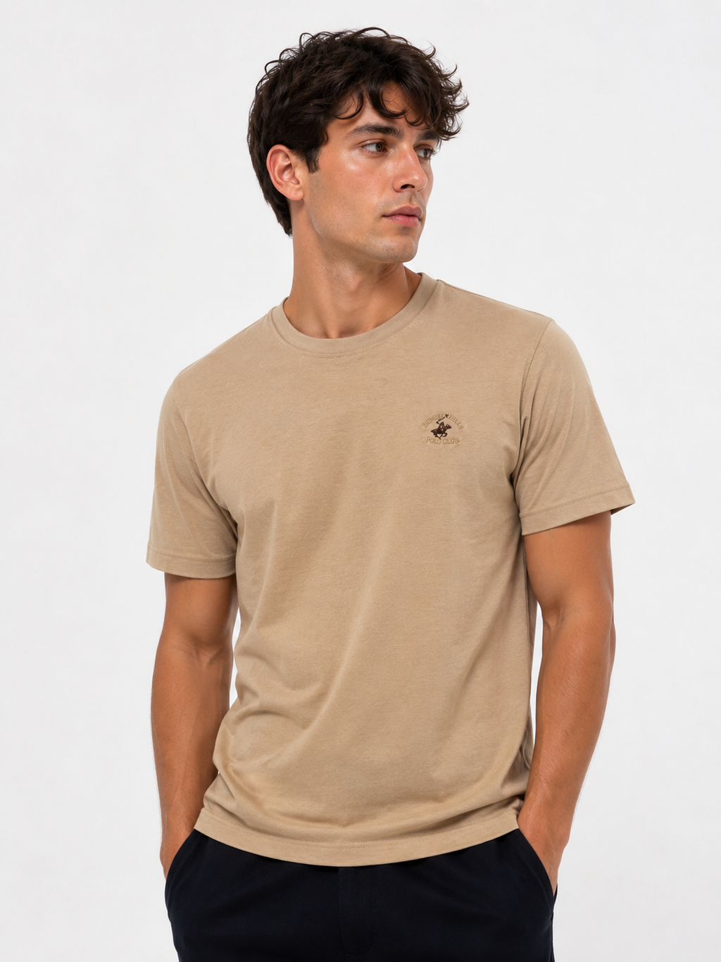 T-SHIRT Beverly Hills Polo Club Logo Laterale