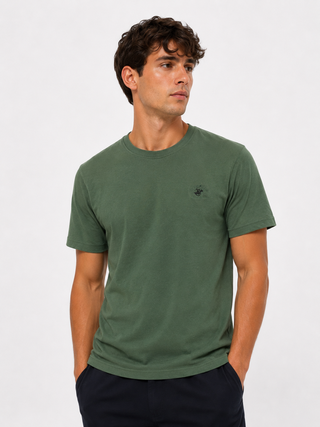 T-SHIRT Beverly Hills Polo Club Logo Laterale