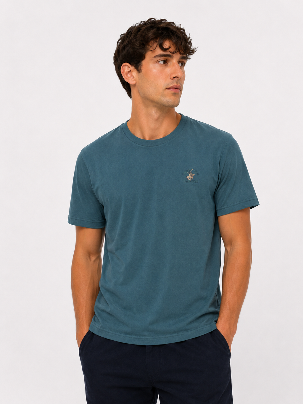 T-SHIRT Beverly Hills Polo Club Logo Laterale