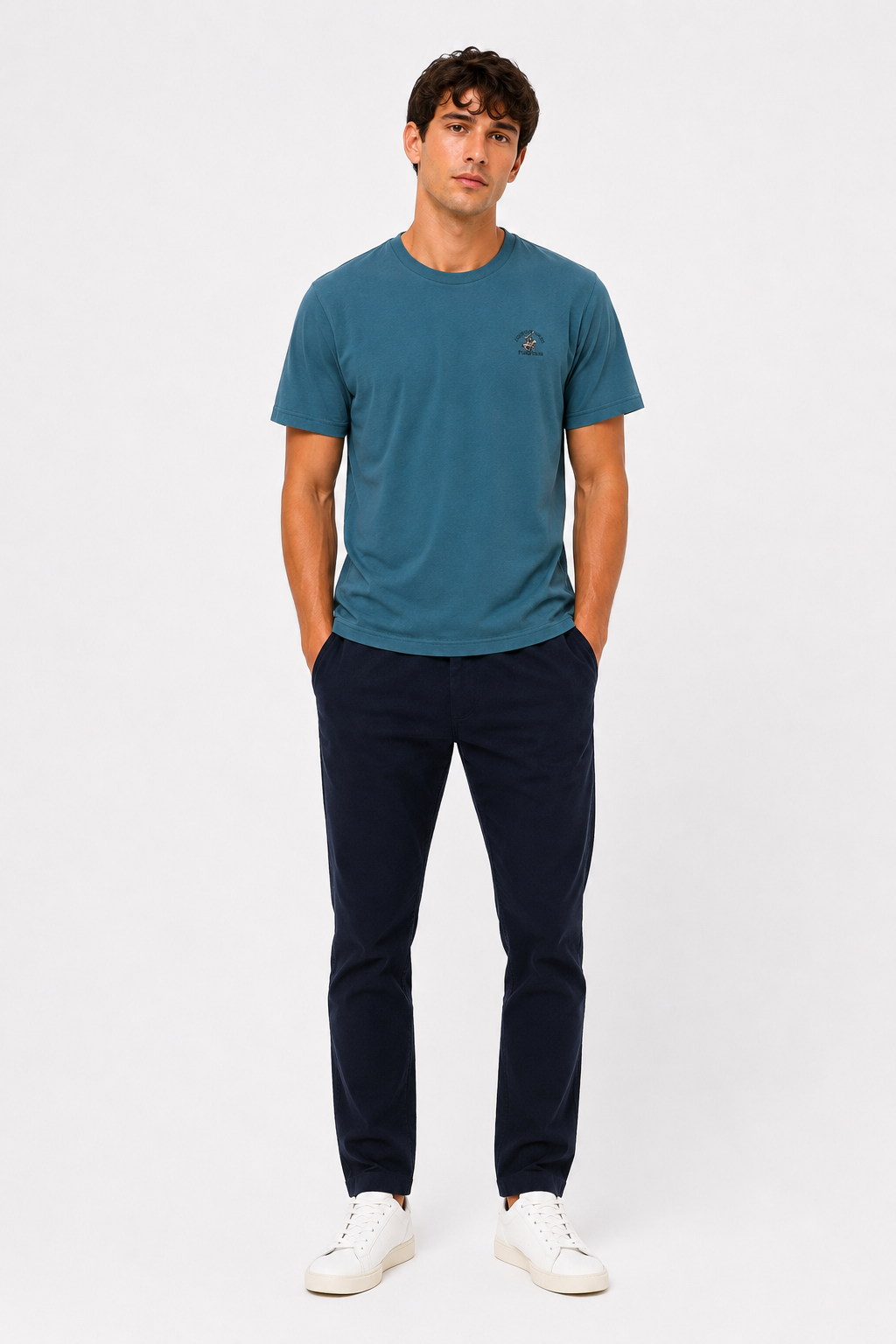 T-SHIRT Beverly Hills Polo Club Logo Laterale