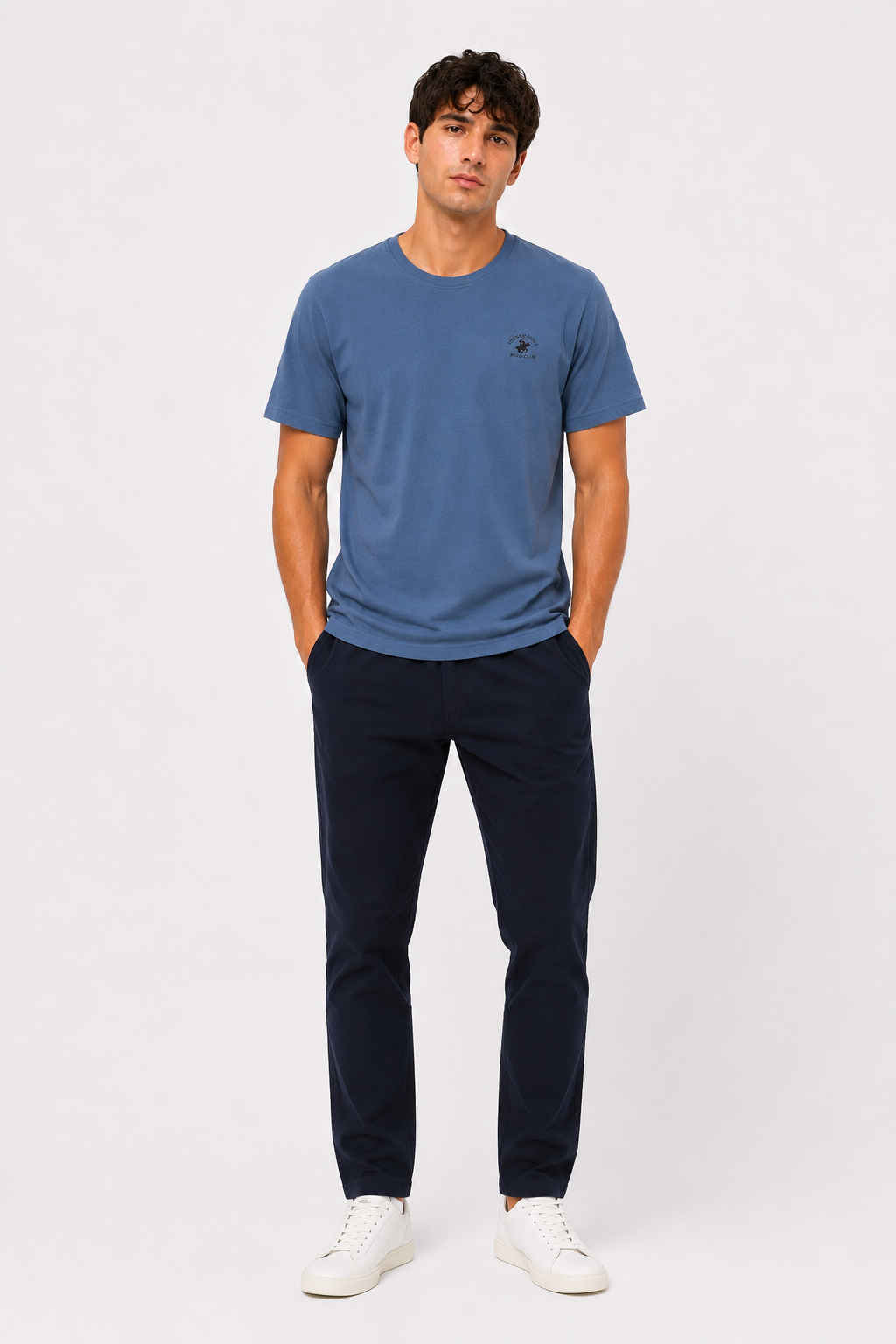 T-SHIRT Beverly Hills Polo Club Logo Laterale