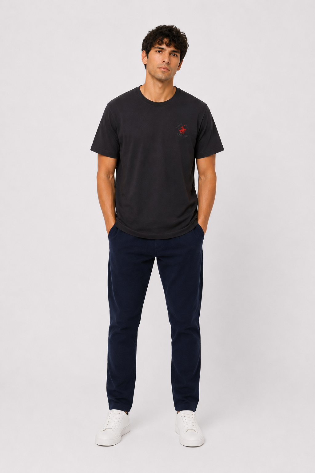 T-SHIRT Beverly Hills Polo Club Logo Laterale