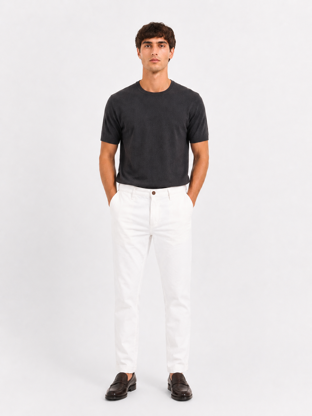 PANTALONE Cotone Slim Fit Primavera/Estate
