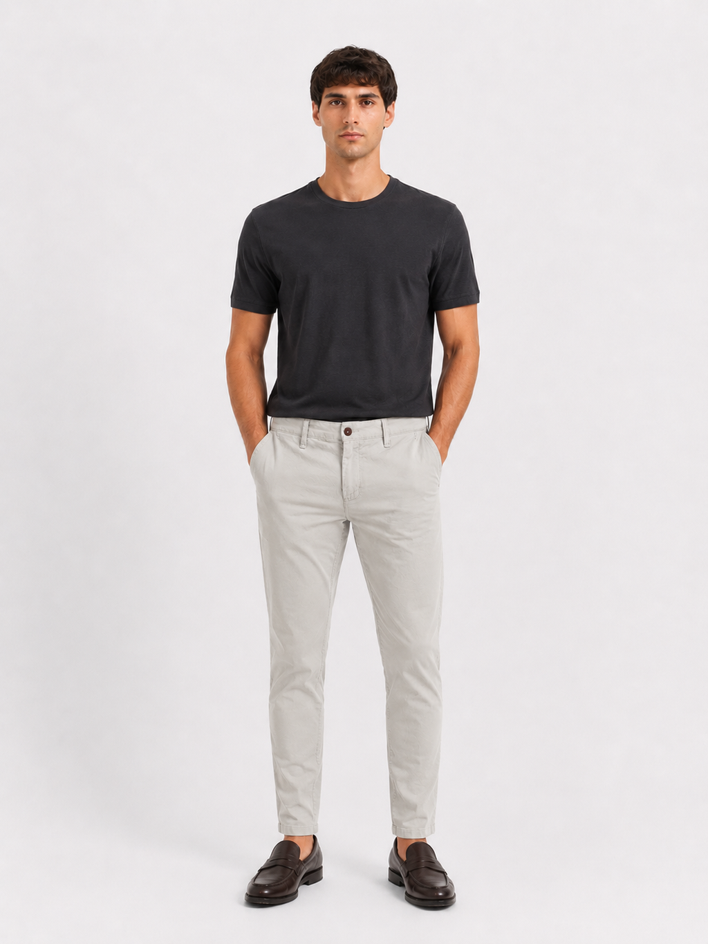 PANTALONE Cotone Slim Fit Primavera/Estate