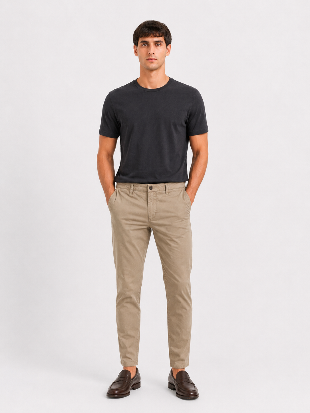 PANTALONE Cotone Slim Fit Primavera/Estate