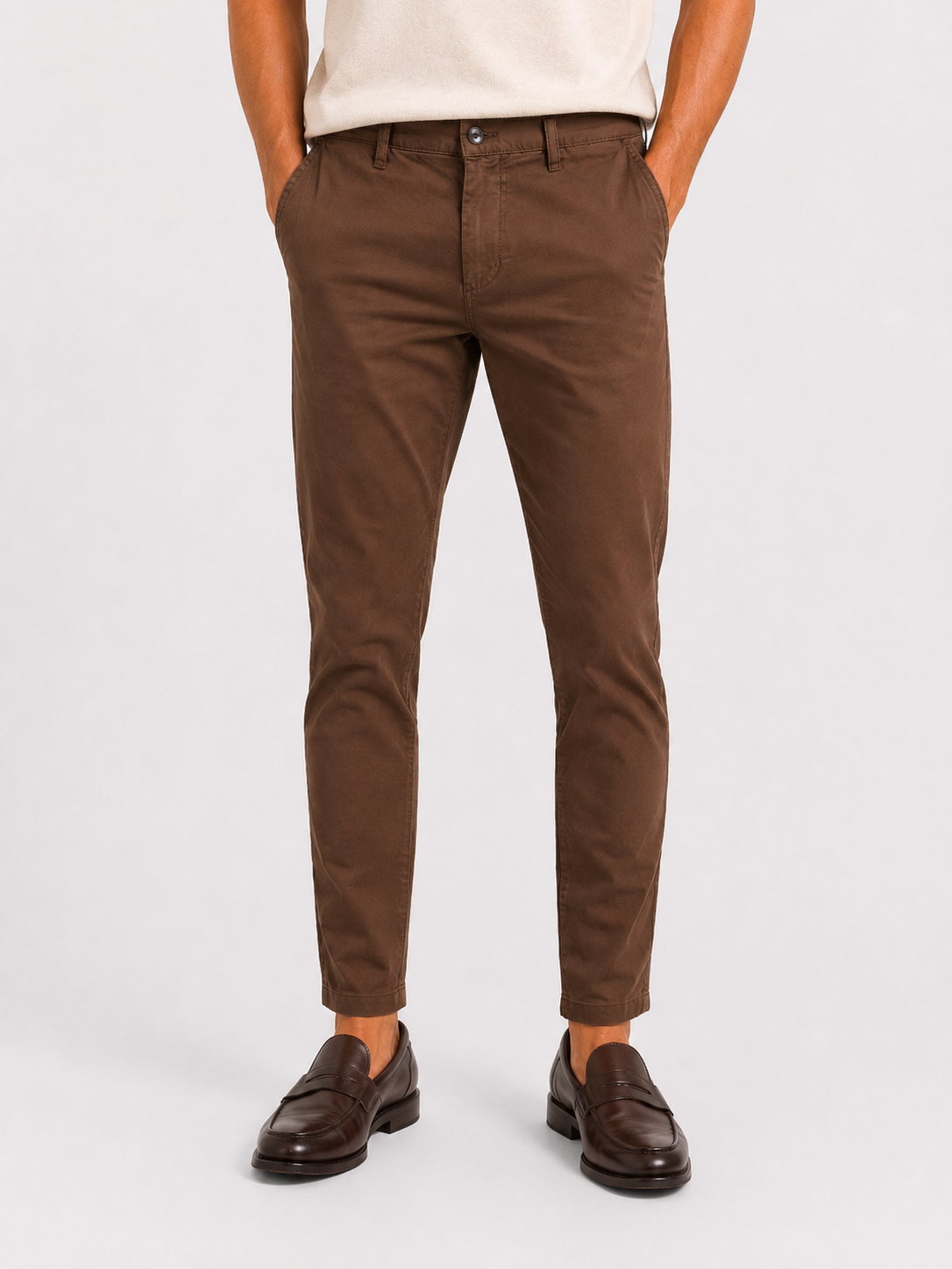 PANTALONE Cotone Slim Fit Primavera/Estate