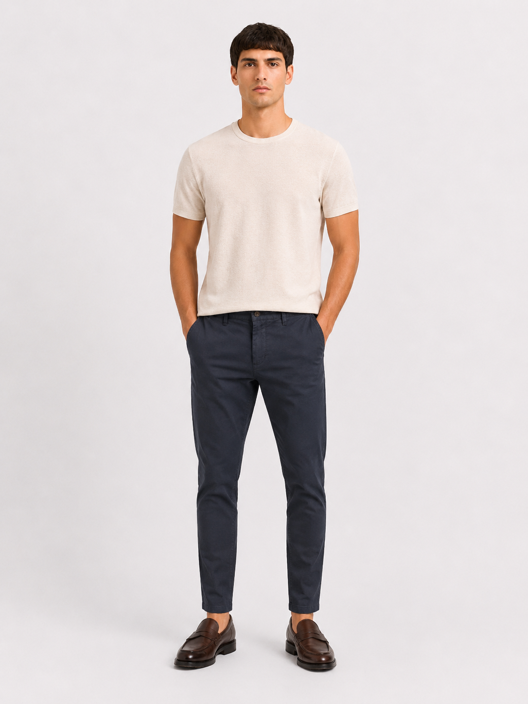 PANTALONE Cotone Slim Fit Primavera/Estate