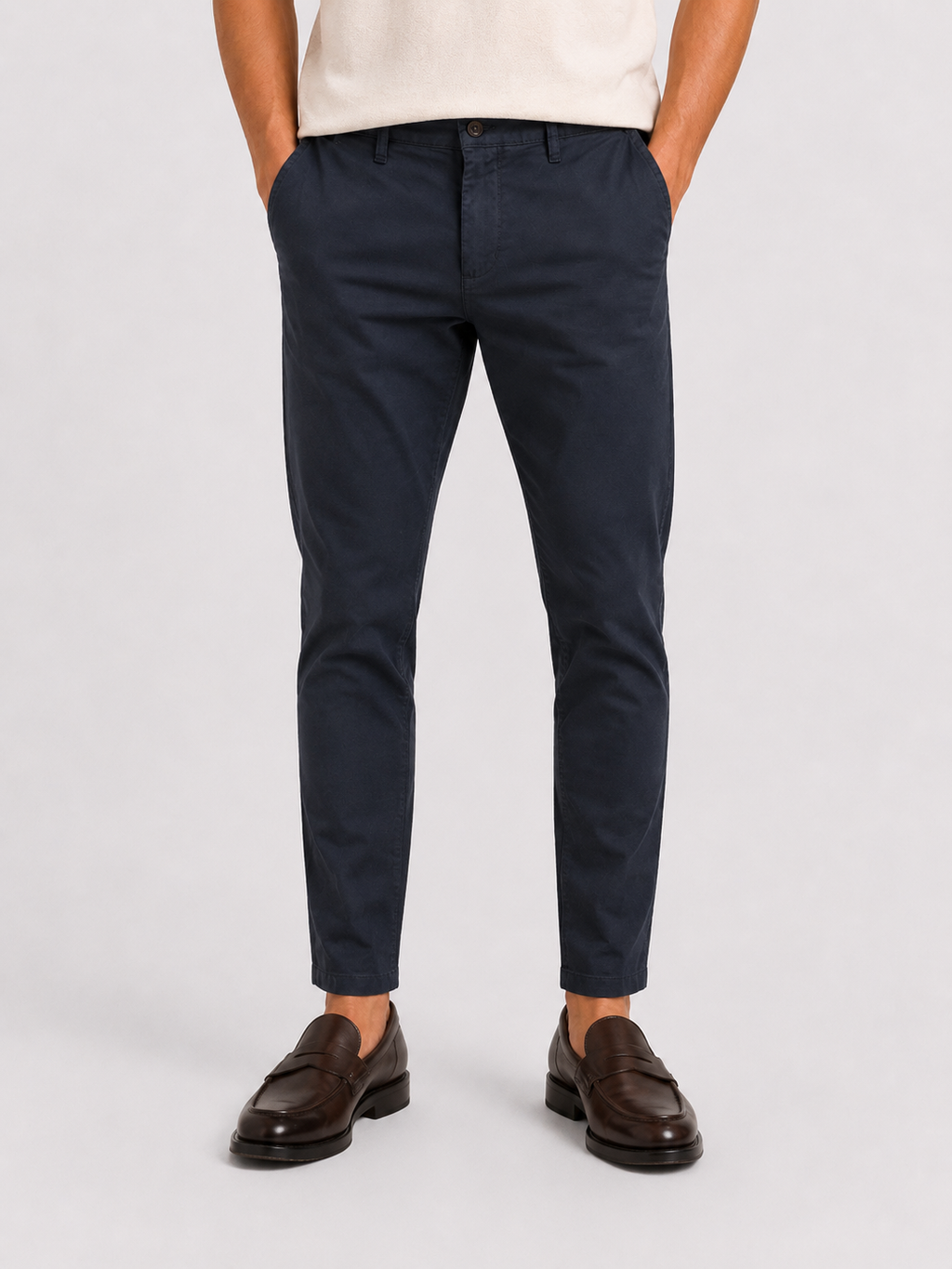 PANTALONE Cotone Slim Fit Primavera/Estate