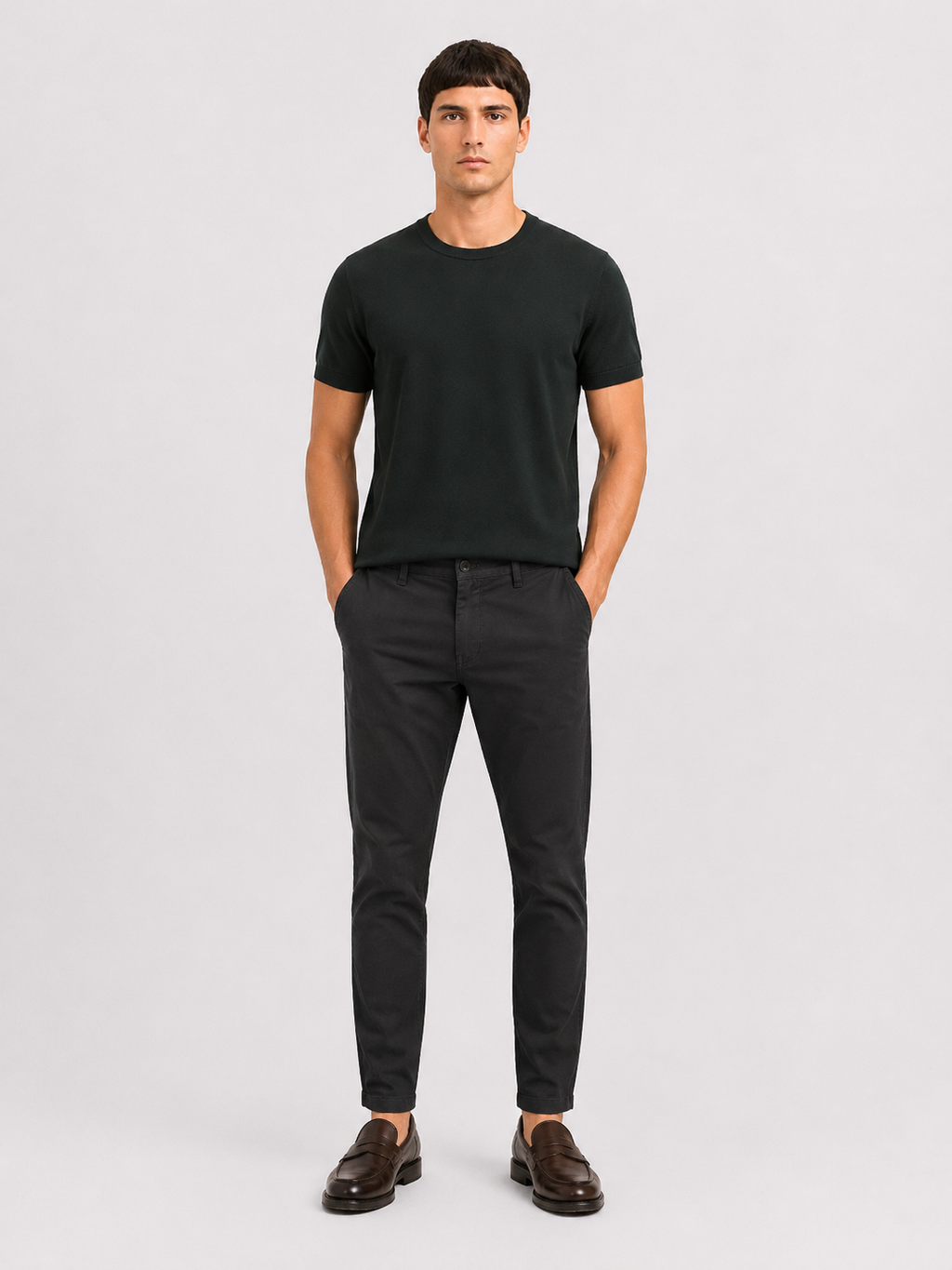 PANTALONE Cotone Slim Fit Primavera/Estate