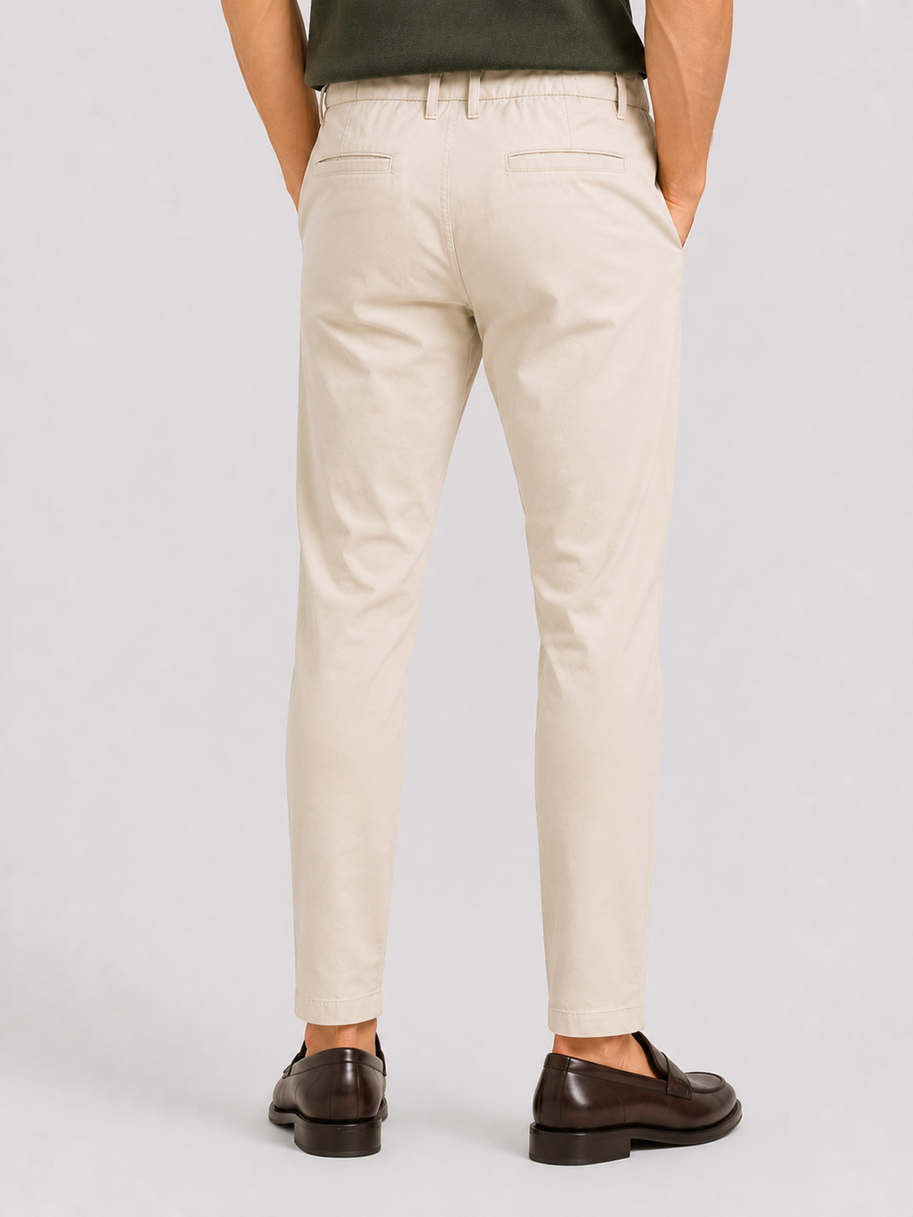 PANTALONE Cotone Capri Fit con coulisse Primavera/Estate