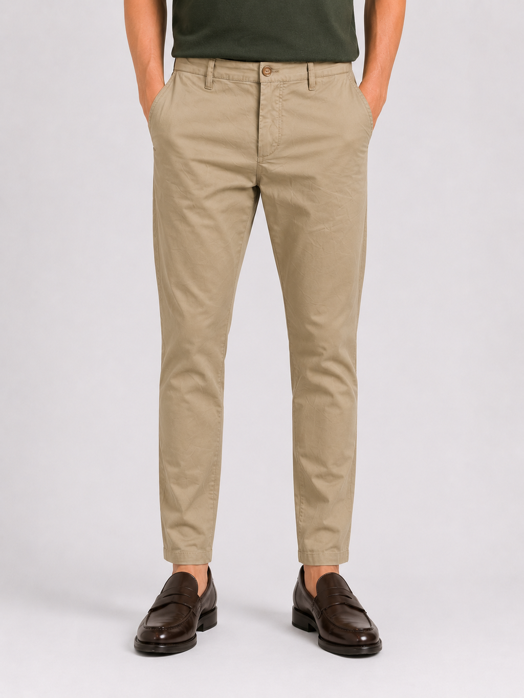 PANTALONE Cotone Capri Fit con coulisse Primavera/Estate