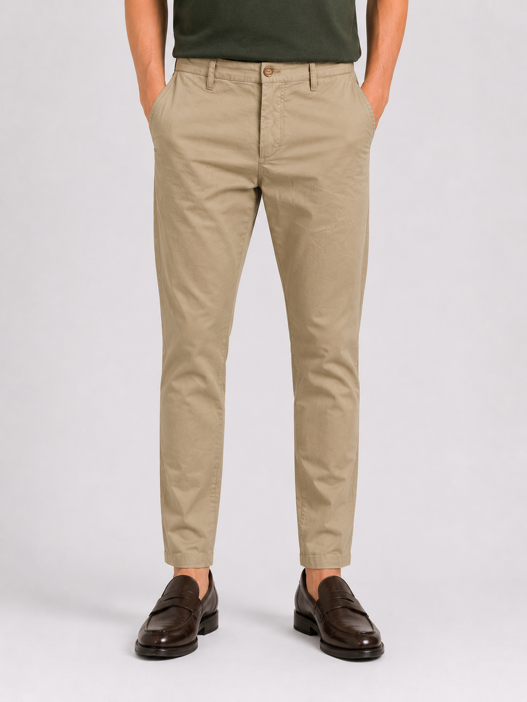 PANTALONE Cotone Capri Fit con coulisse Primavera/Estate