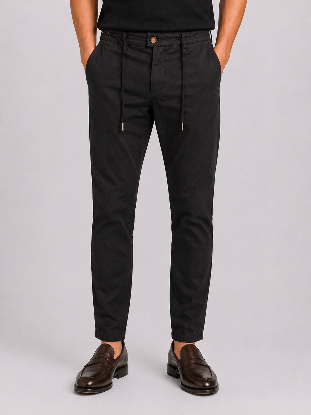 PANTALONE Cotone Capri Fit con coulisse Primavera/Estate