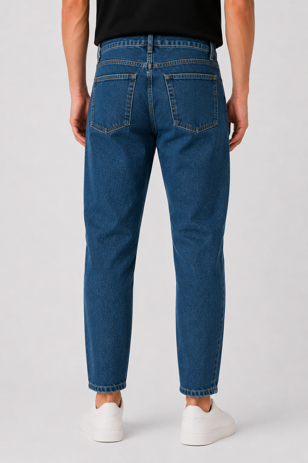 JEANS 5 Tasche Carrot Fit Lavaggio Medio