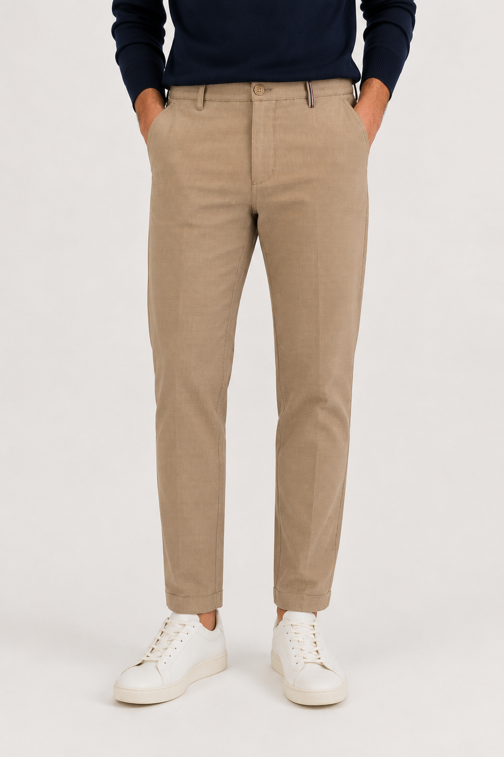 PANTALONE Cotone Regular Fit Tasca America Punto Milano