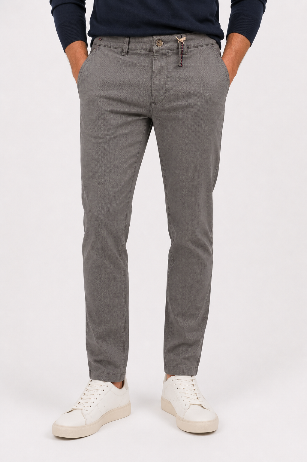 PANTALONE Cotone Regular Fit Tasca America Punto Milano
