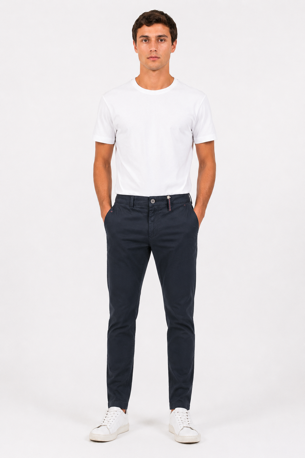 PANTALONE Cotone Regular Fit Tasca America