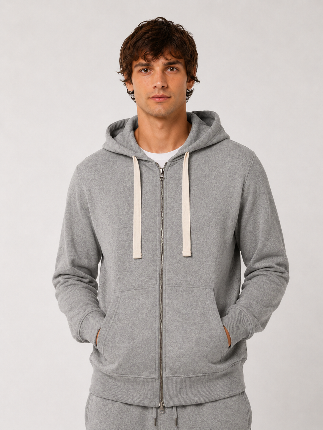 FELPA Hoodie Cotone Full Zip