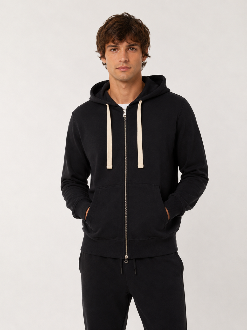 FELPA Hoodie Cotone Full Zip