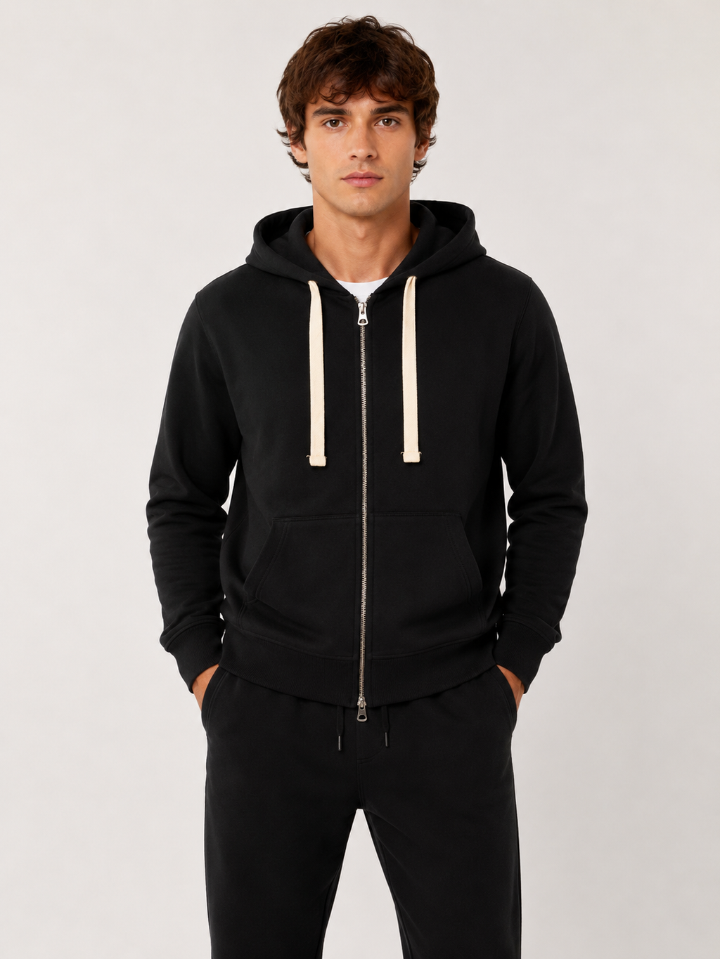 FELPA Hoodie Cotone Full Zip