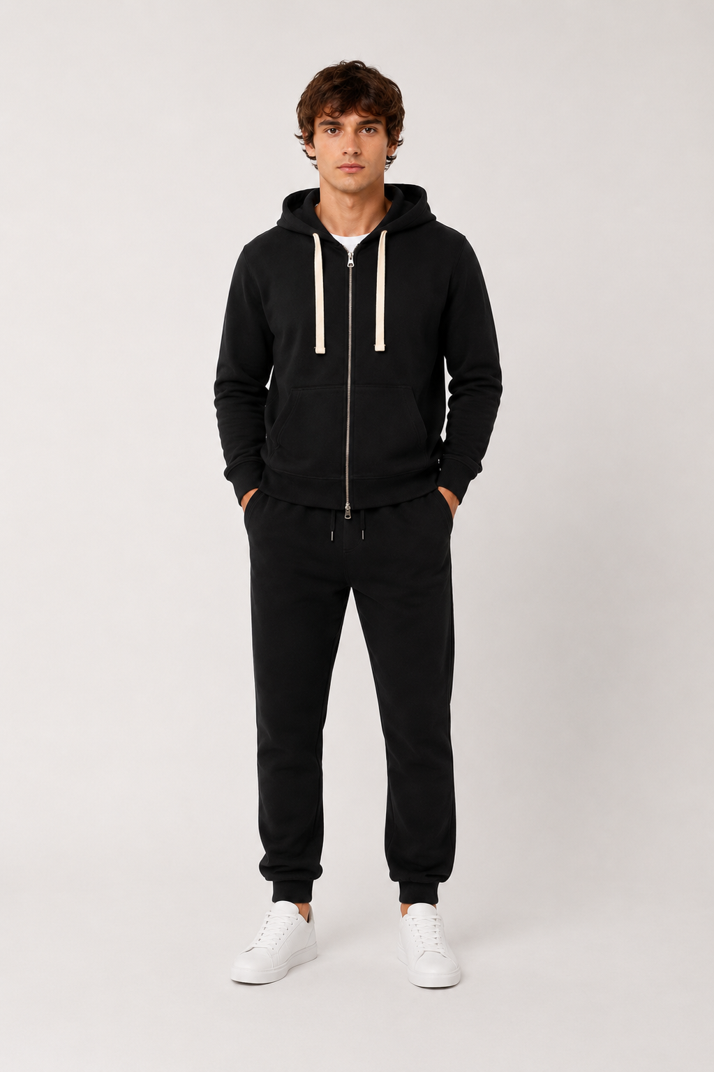 FELPA Hoodie Cotone Full Zip