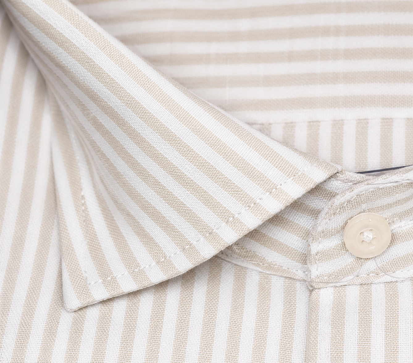 CAMICIA Misto Lino Bastoncino Slim Fit