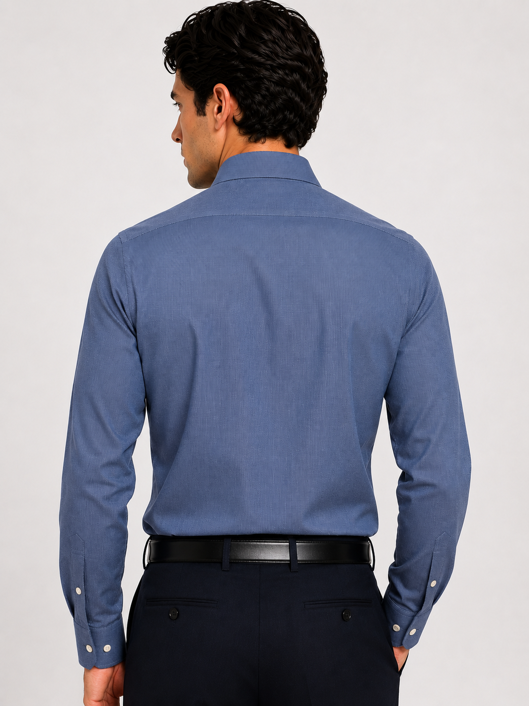 CAMICIA Cotone Tinta Unita Oxford Collo Classico Regular Fit
