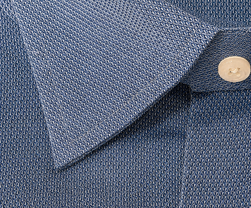 CAMICIA Cotone Tinta Unita Oxford Collo Classico Regular Fit