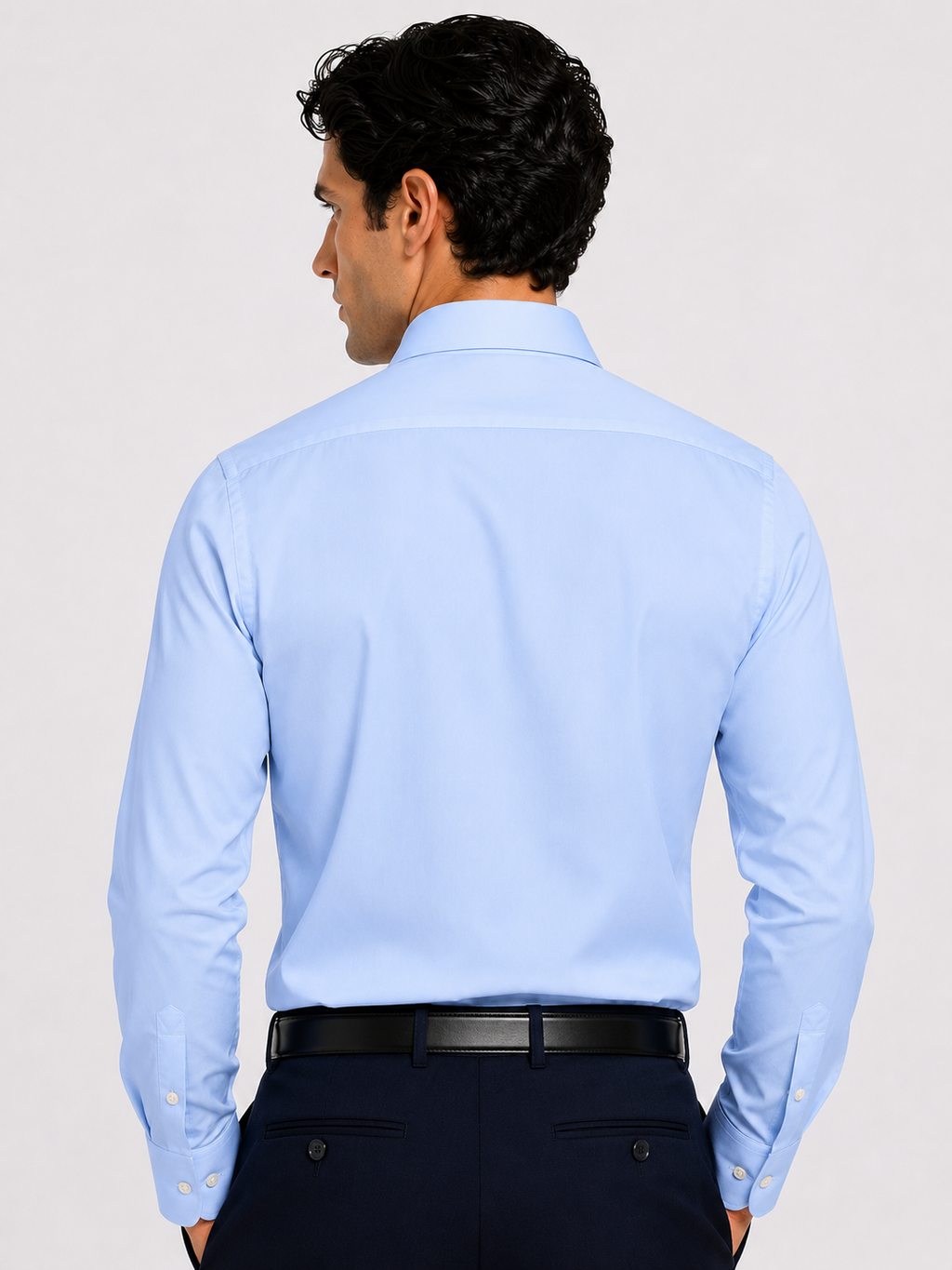 CAMICIA Cotone Tinta Unita Collo Classico Regular Fit