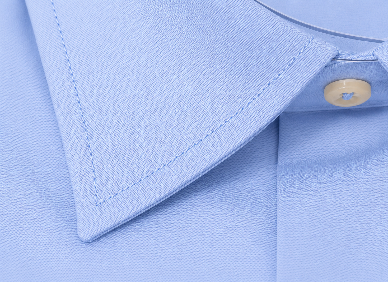 CAMICIA Cotone Tinta Unita Collo Classico Regular Fit
