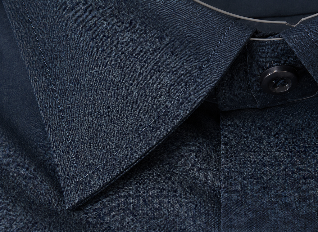 CAMICIA Cotone Tinta Unita Collo Classico Regular Fit