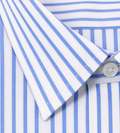 CAMICIA Cotone Rigo Medio Collo Classico Regular Fit