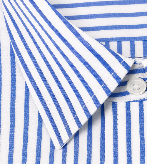 CAMICIA Cotone Rigo Medio Collo Classico Regular Fit