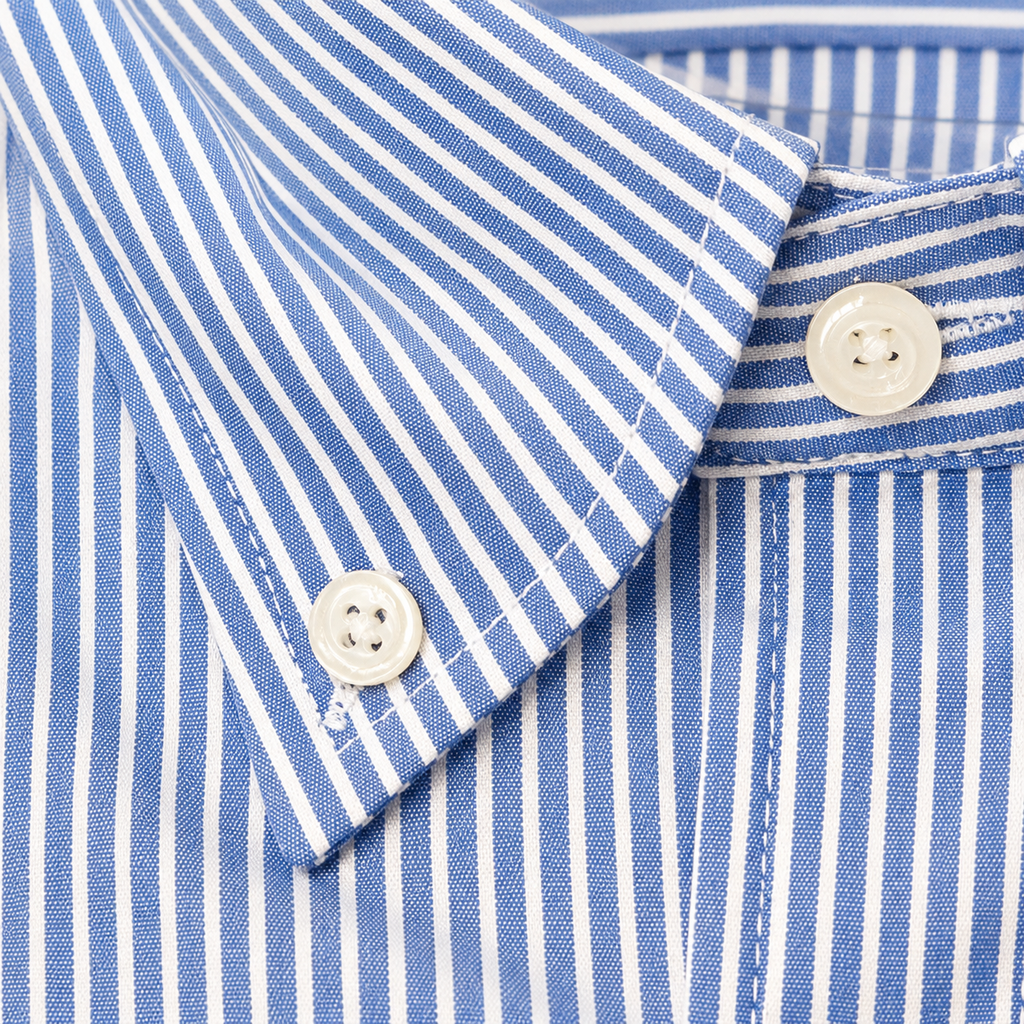 CAMICIA Cotone Rigo Piccolo Button Down Regular Fit