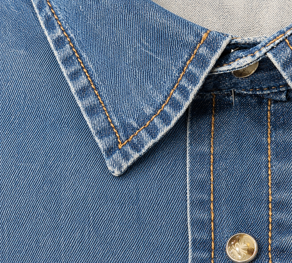 CAMICIA Jeans Collo Classico Regular Fit