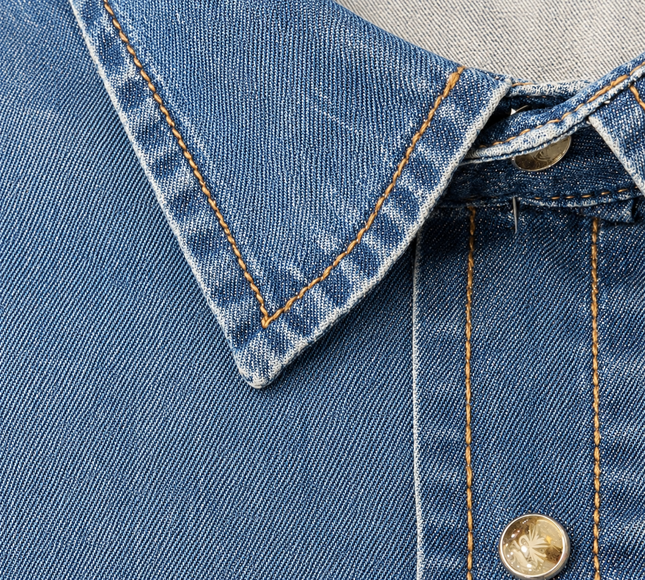 CAMICIA Jeans Collo Classico Regular Fit