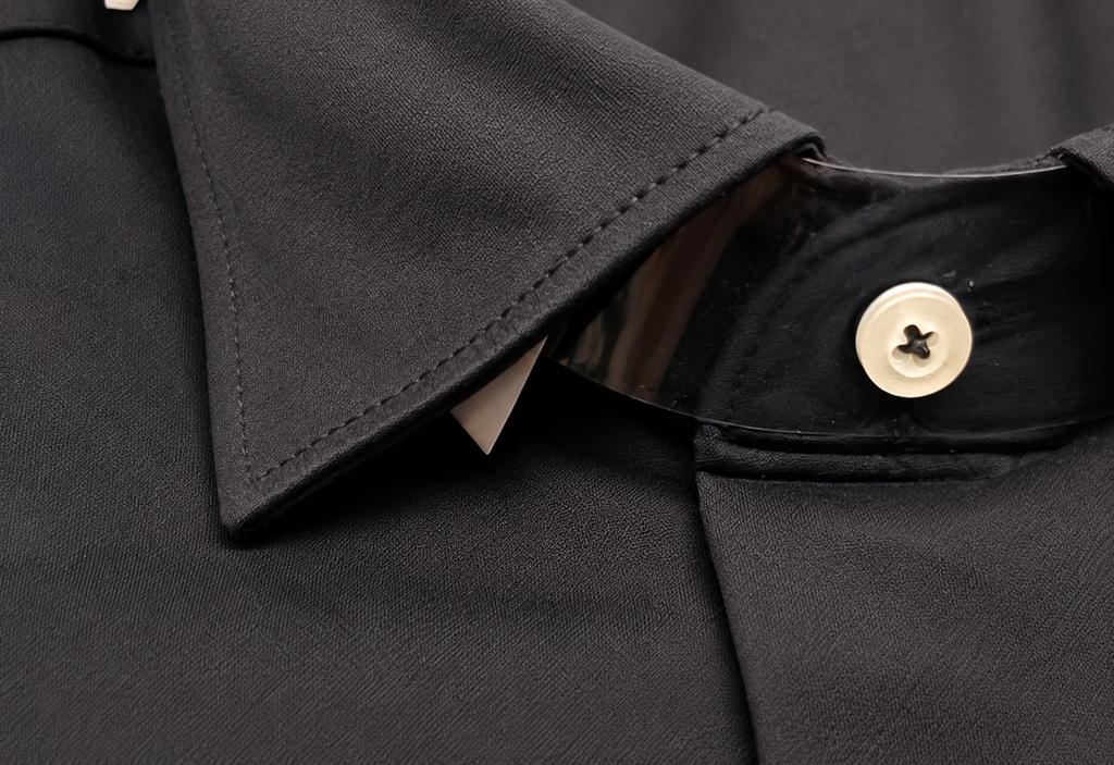 CAMICIA No Stiro Collo Francese Slim Fit