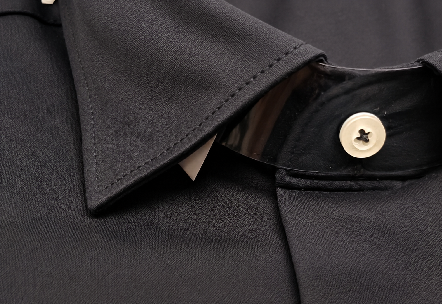 CAMICIA No Stiro Collo Francese Slim Fit