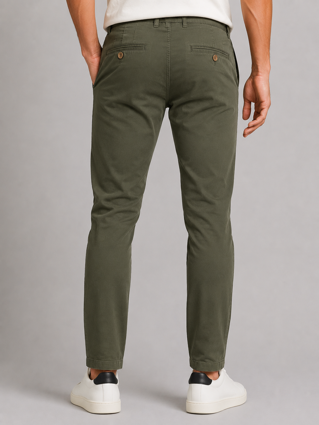 PANTALONE Cotone Slim Fit Primavera/Estate
