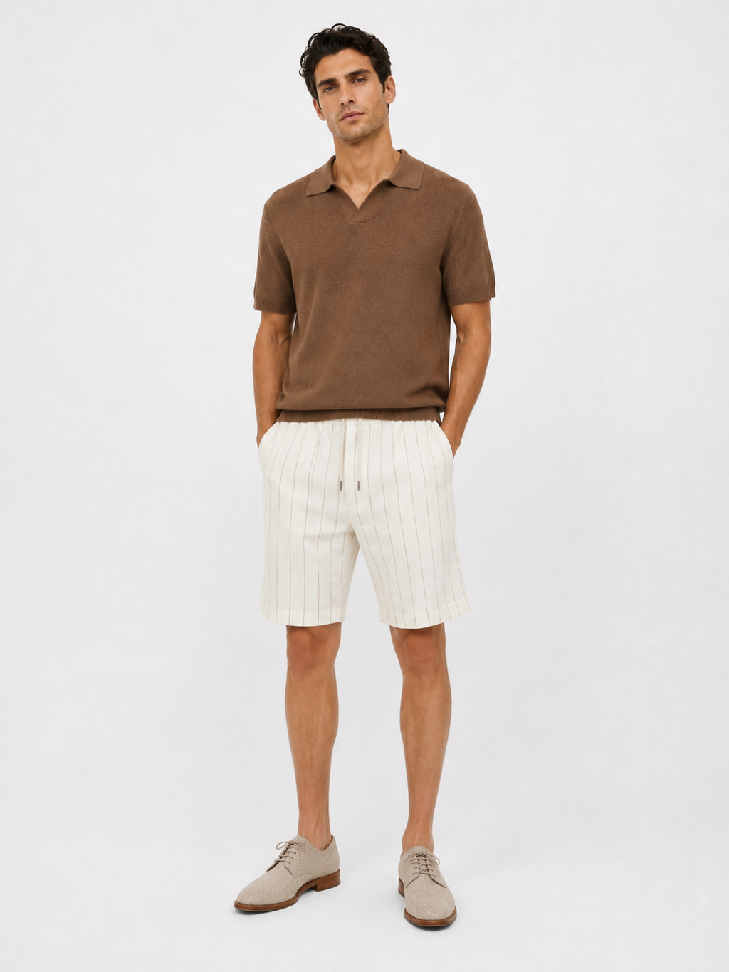 Bermuda Chino con coulisse Regular Fit