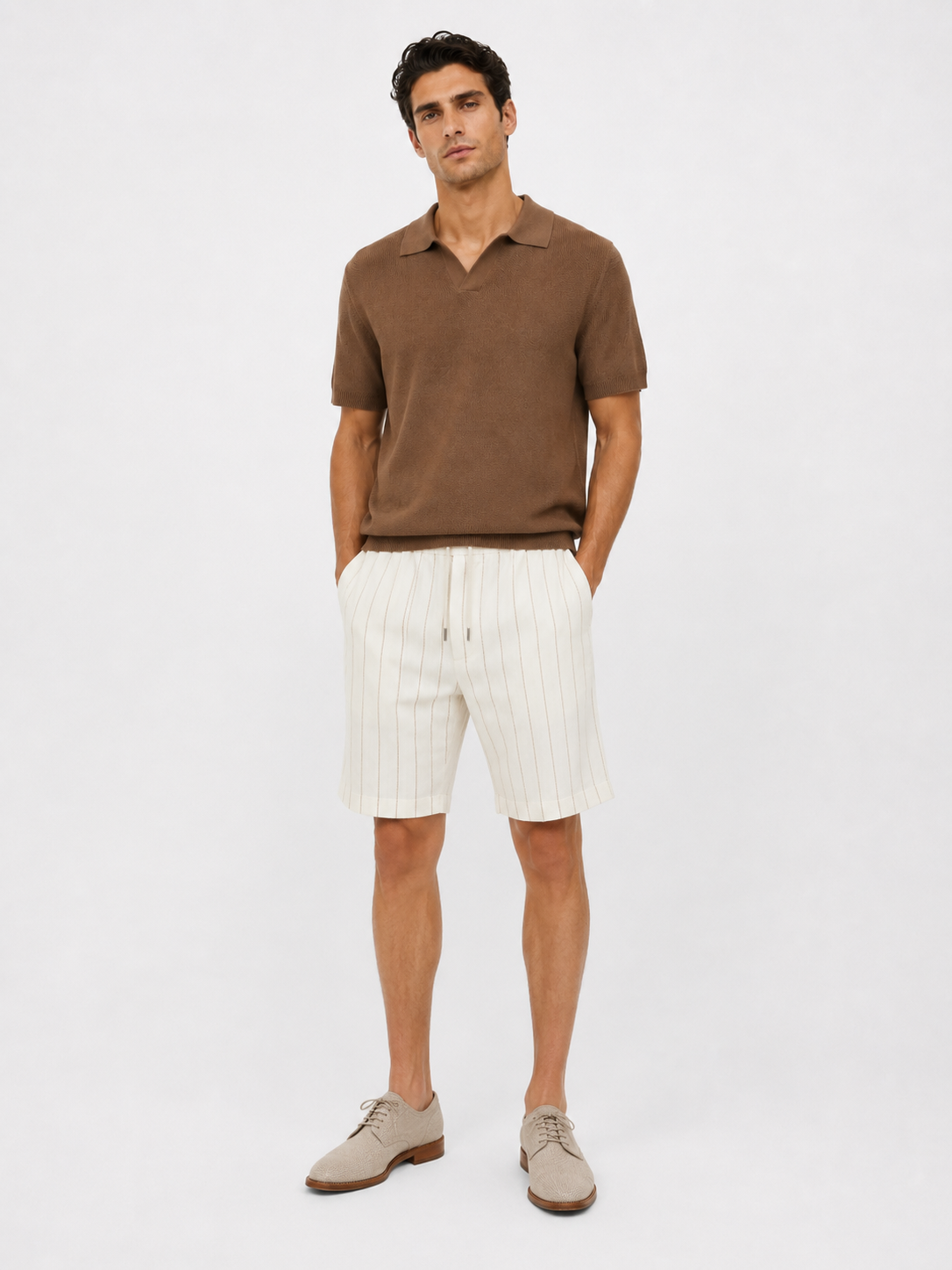 Bermuda Chino con coulisse Regular Fit