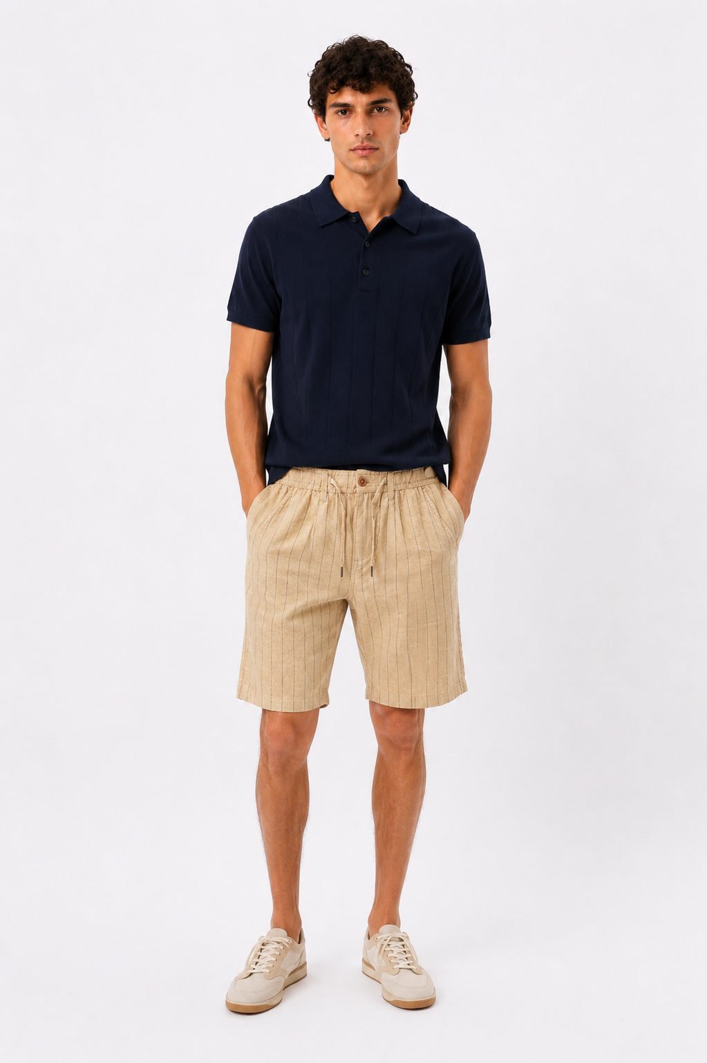 Bermuda Chino con coulisse Regular Fit