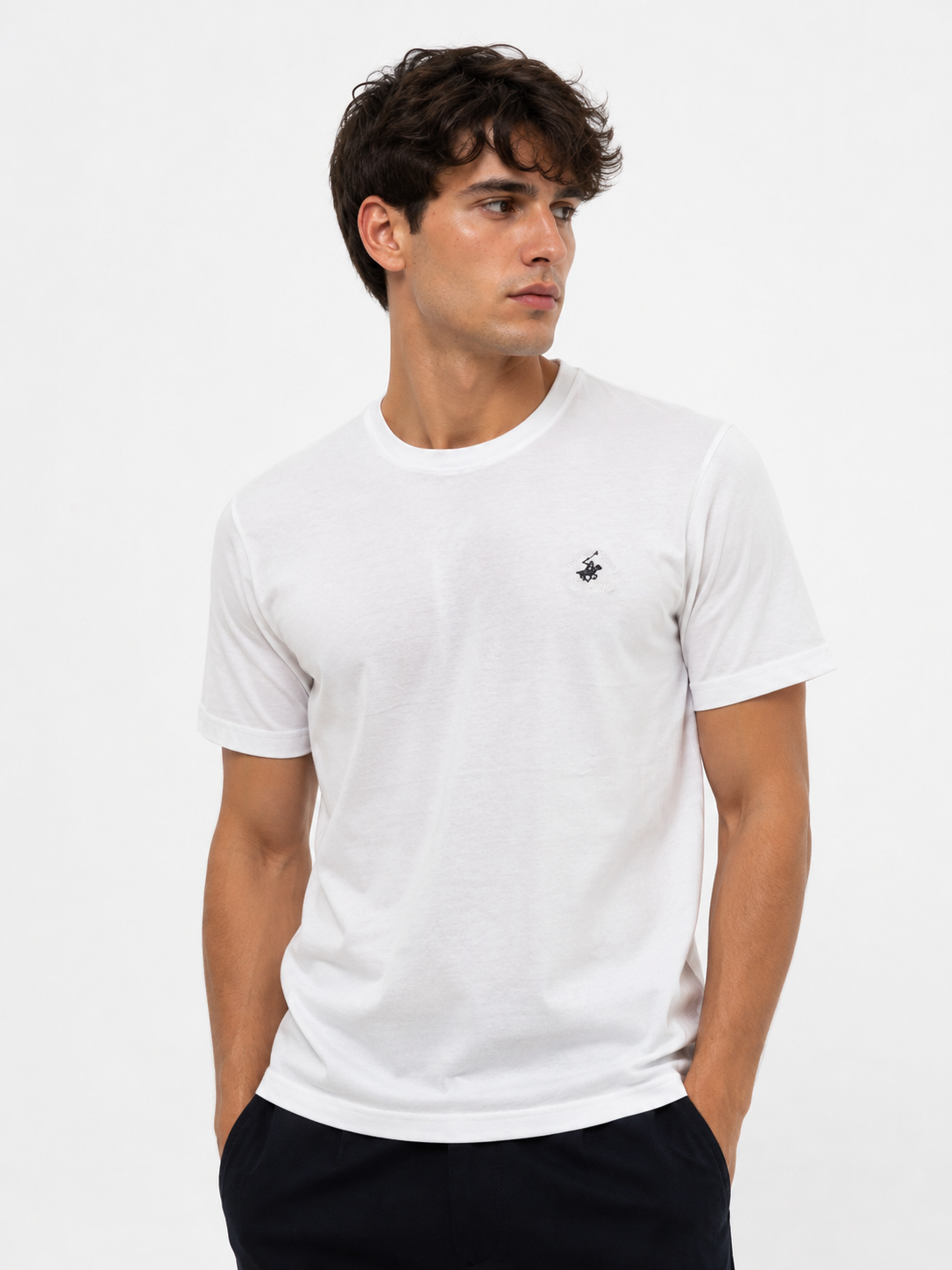 T-SHIRT Beverly Hills Polo Club Logo Laterale